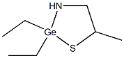 2,2-Diethyl-5-methyl-1,3,2-thiazagermolidine Struktur