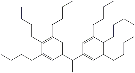 5,5'-Ethylidenebis(1,2,3-tributylbenzene) Struktur