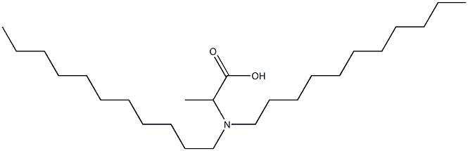 2-(Diundecylamino)propanoic acid Struktur