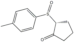 (2R)-2-[(4-Methylphenyl)sulfinyl]cyclopentan-1-one Struktur