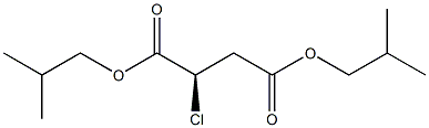 [R,(+)]-Chlorosuccinic acid di(2-methylpropyl) ester Struktur