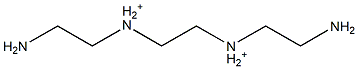 N,N'-Bis(2-aminoethyl)ethane-1,2-diaminium Struktur