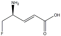 (2E,4S)-4-Amino-5-fluoro-2-pentenoic acid Struktur