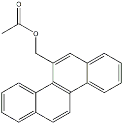 5-Chrysenemethanol acetate Struktur