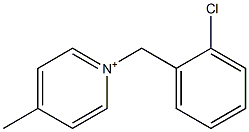 4-Methyl-1-(2-chlorobenzyl)pyridinium Struktur