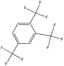 1,2,4-Tri(trifluoromethyl)benzene Struktur