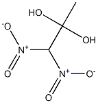 1,1-Dinitro-2,2-propanediol Struktur