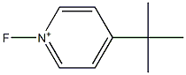 1-Fluoro-4-tert-butylpyridinium Struktur