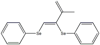 3-Methyl-1,2-bis(phenylseleno)-1,3-butadiene Struktur