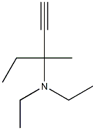 N,N-Diethyl-3-methyl-1-pentyn-3-amine Struktur