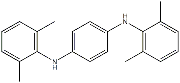 N,N'-Bis(2,6-dimethylphenyl)-1,4-phenylenediamine Struktur