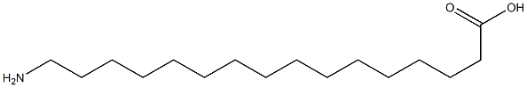 16-Aminohexadecanoic acid Struktur