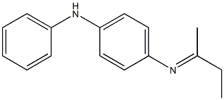 N-(1-Methylpropylidene)-N'-phenyl-p-phenylenediamine Struktur