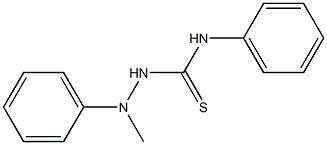 1,4-Diphenyl-1-methylthiosemicarbazide Struktur