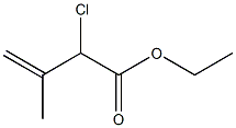 3-Methyl-2-chloro-3-butenoic acid ethyl ester Struktur