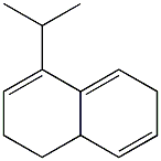 1,2,6,8a-Tetrahydro-4-isopropylnaphthalene Struktur