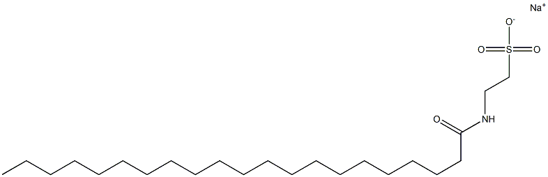 N-(1-Oxohenicosyl)taurine sodium salt Struktur