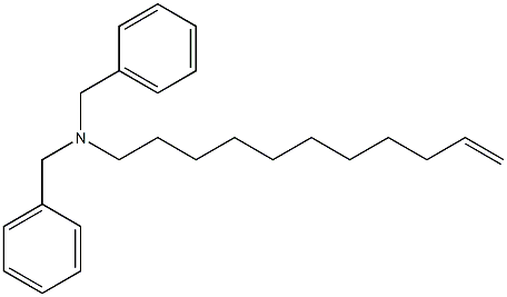 (10-Undecenyl)dibenzylamine Struktur