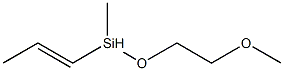 (2-Methoxyethoxy)(methyl)(1-propenyl)silane Struktur