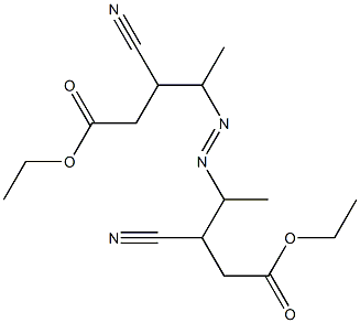 4,4'-Azobis(3-cyanovaleric acid)diethyl ester Struktur