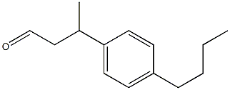 3-(4-Butylphenyl)butyraldehyde Struktur