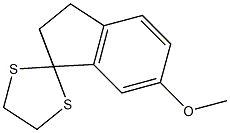 6-Methoxyspiro[indane-1,2'-[1,3]dithiolane] Struktur