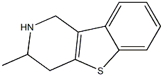 3-Methyl-1,2,3,4-tetrahydro[1]benzothieno[3,2-c]pyridine Struktur