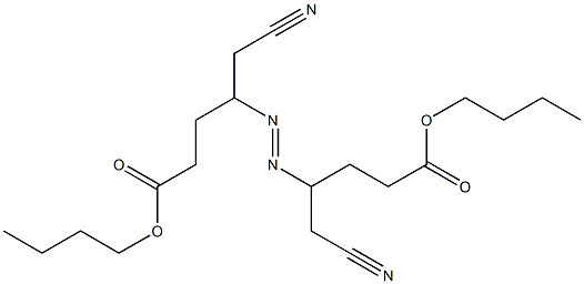 4,4'-Azobis(5-cyanovaleric acid)dibutyl ester Struktur