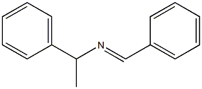 N-(1-Phenylethyl)phenylmethaneimine Struktur