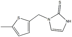 1-(5-Methyl-2-thienylmethyl)-1H-imidazole-2(3H)-thione Struktur