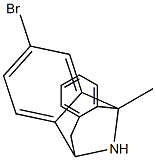 7-Bromo-5-methyl-10,11-dihydro-5H-dibenzo[a,d]cyclohepten-5,10-imine Struktur