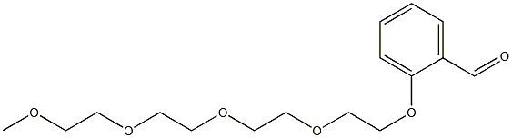 2-[2-[2-[2-(2-Methoxyethoxy)ethoxy]ethoxy]ethoxy]benzaldehyde Struktur