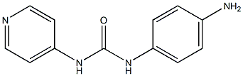 1-[(4-Aminophenyl)]-3-(pyridin-4-yl)urea Struktur