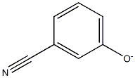 3-Cyanophenolate Struktur