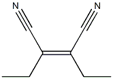 (Z)-2,3-Diethyl-2-butenedinitrile Struktur