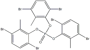 Phosphoric acid tris(2,5-dibromo-6-methylphenyl) ester Struktur