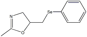 2-Methyl-5-(phenylselenomethyl)-2-oxazoline Struktur