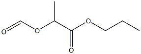 2-(Formyloxy)propionic acid propyl ester Struktur