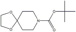 1,4-Dioxa-8-azaspiro[4.5]decane-8-carboxylic acid tert-butyl ester Struktur