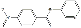 N-(3-Pyridyl)-p-nitrobenzamide Struktur