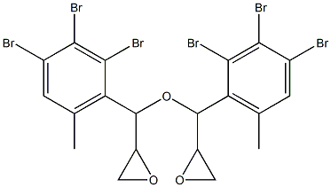 2,3,4-Tribromo-6-methylphenylglycidyl ether Struktur