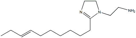 1-(2-Aminoethyl)-2-(7-decenyl)-2-imidazoline Struktur