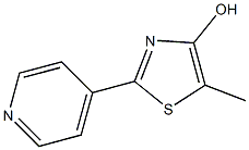 5-Methyl-2-(4-pyridinyl)thiazol-4-ol Struktur