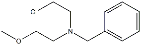 N-(2-Chloroethyl)-N-(2-methoxyethyl)benzylamine Struktur