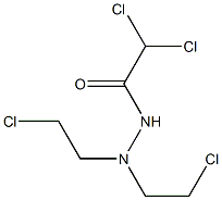 N',N'-Bis(2-chloroethyl)dichloroacetohydrazide Struktur