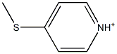 4-(Methylthio)pyridinium Struktur