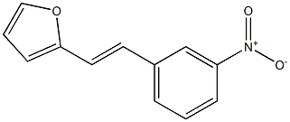 2-(3-Nitrostyryl)furan Struktur