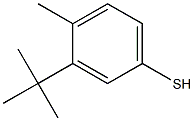 3-tert-Butyl-4-methylbenzenethiol Struktur