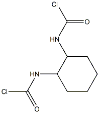 N,N'-Bis(chloroformyl)-1,2-cyclohexanediamine Struktur