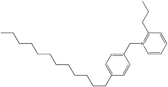 1-(4-Dodecylbenzyl)-2-propylpyridinium Struktur